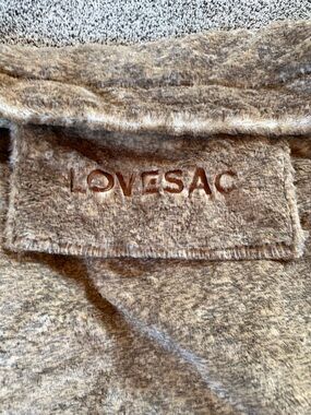 Lovesac Faux Fur Cover in Light Brown